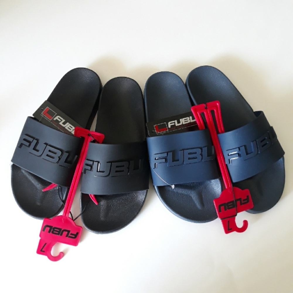 (New) Fubu Slides (2 pairs)